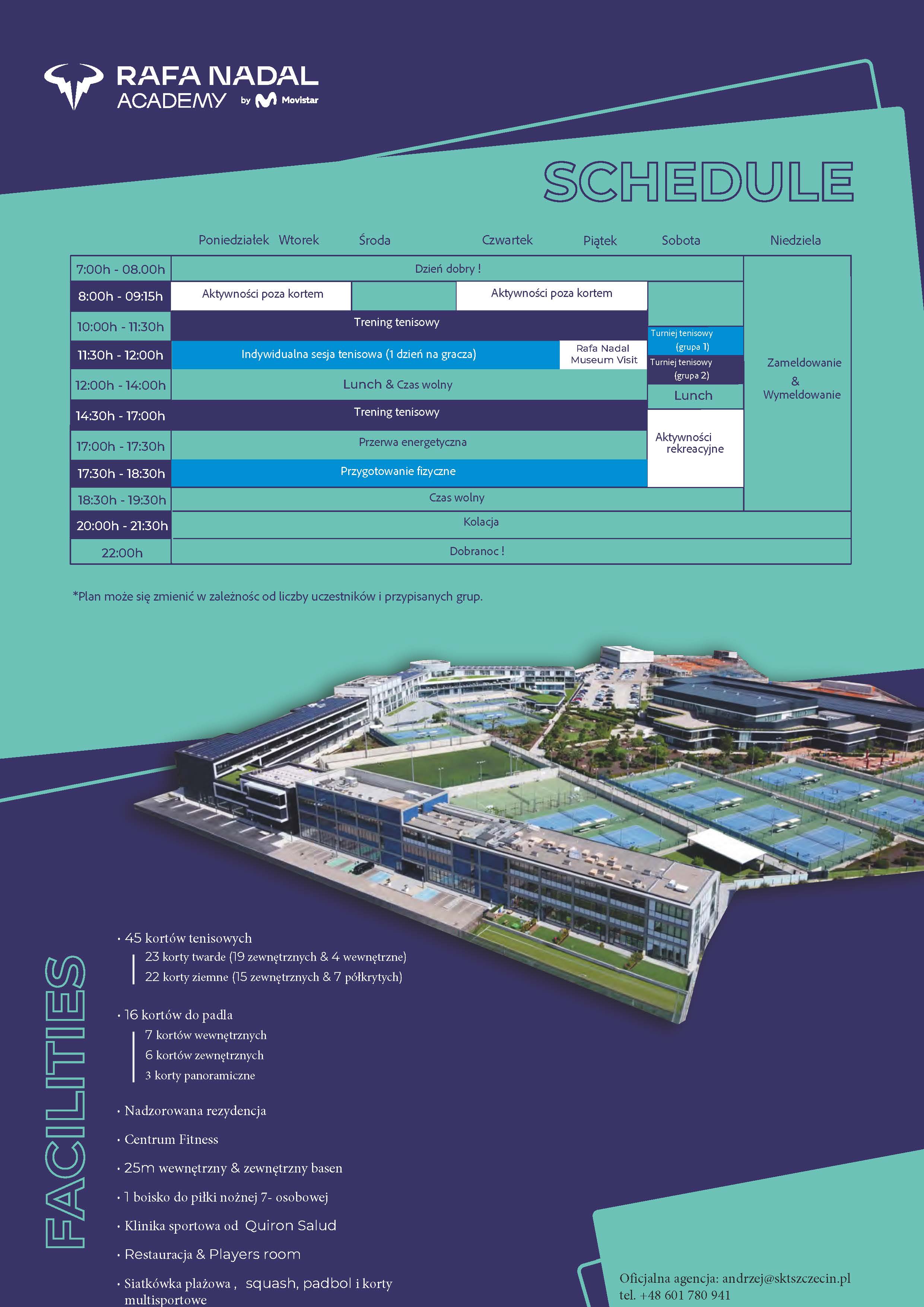 Rafa Nadal Academy Obóz zimowy 2026 broszura camp polski Strona 3 - Rafa Nadal Academy Obóz zimowy 2026
