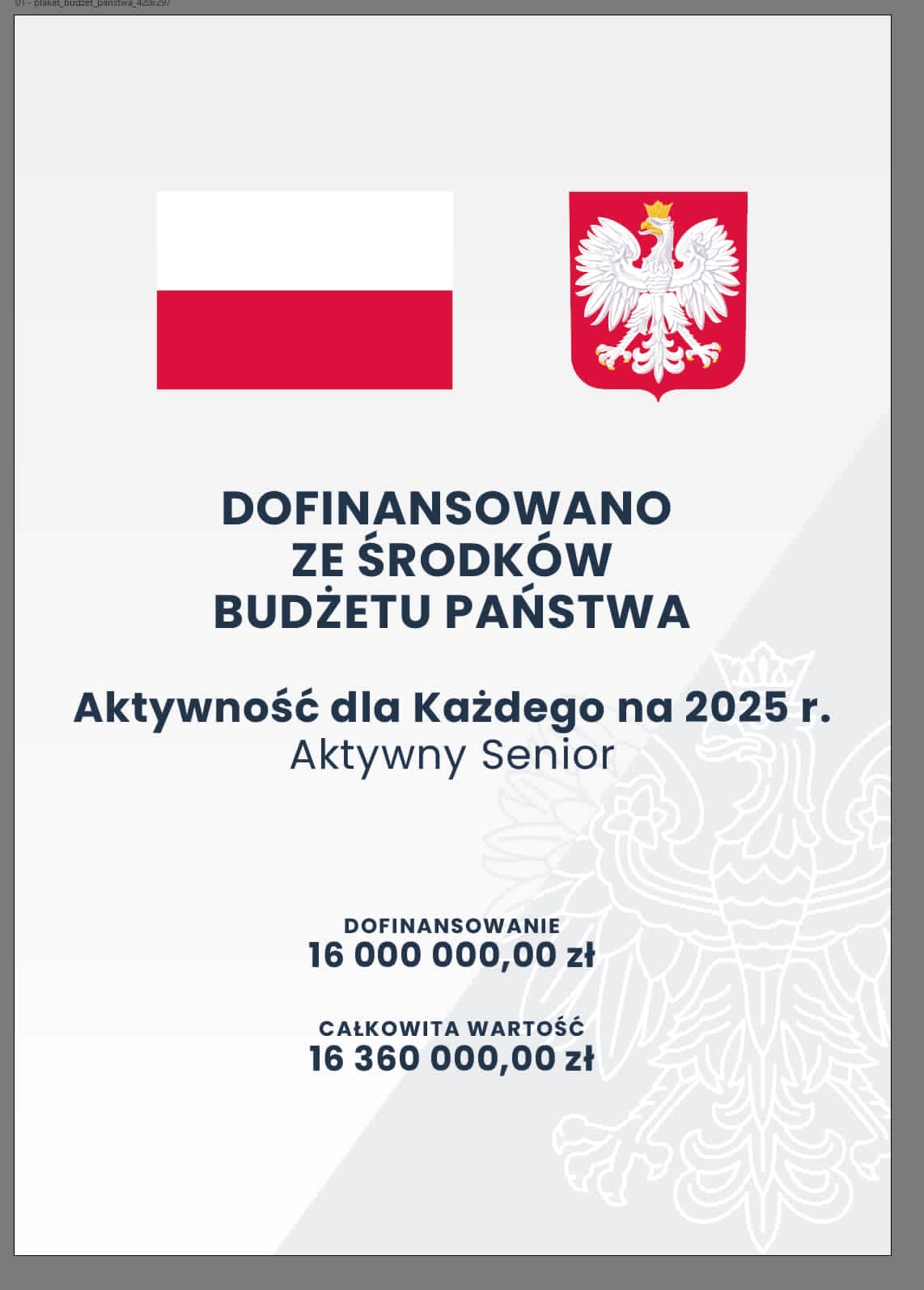 plakat2 - Aktywny senior 2025